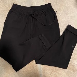 Black lululemon cuff bottom joggers